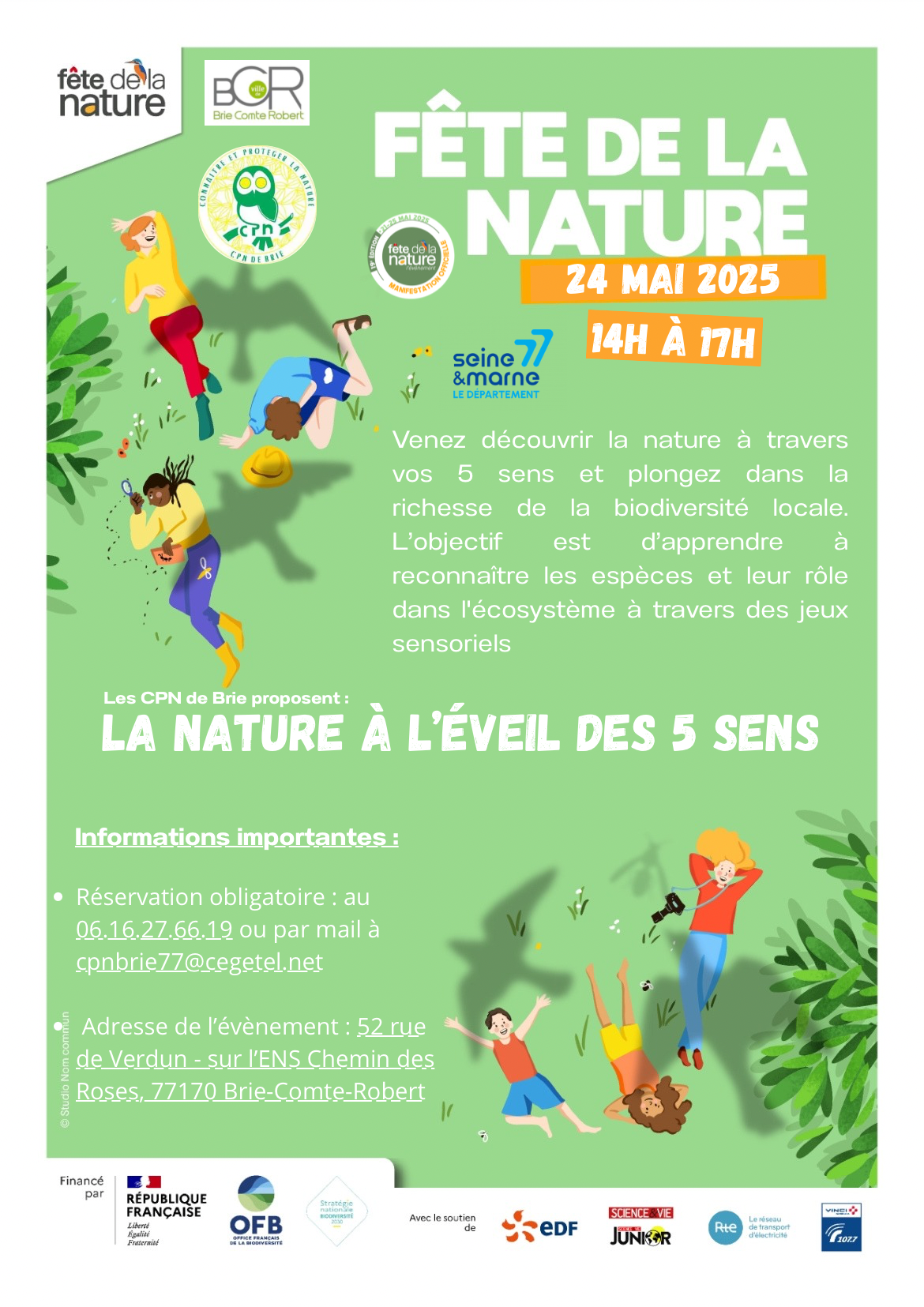 Affiche fete de la nature activites